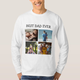 Camiseta Foto personalizada do melhor Pai
