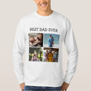 Camiseta Foto personalizada do melhor Pai  