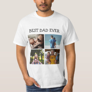 Camiseta Foto personalizada do melhor Pai