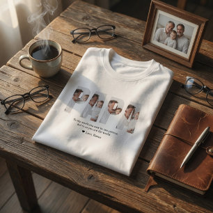 Camiseta Foto Personalizada do Papai Melhor Presente para