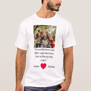 Camiseta Foto personalizada do vovô T-Shirt
