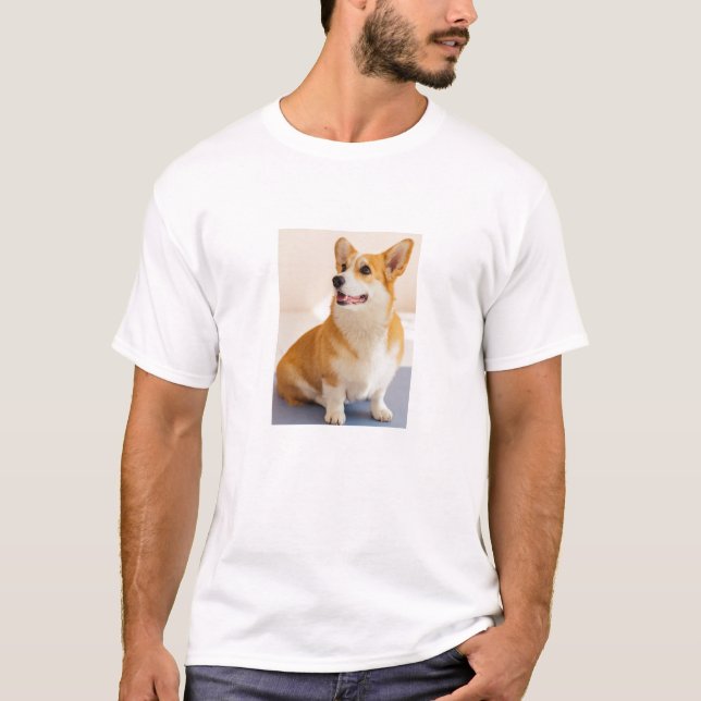Camiseta Foto personalizada e animal personalizado (Frente)