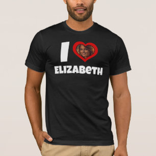 Camiseta Foto personalizada e nome de namorada