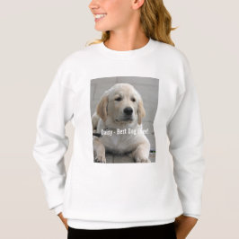 Camiseta Foto personalizada e nome do cão do golden