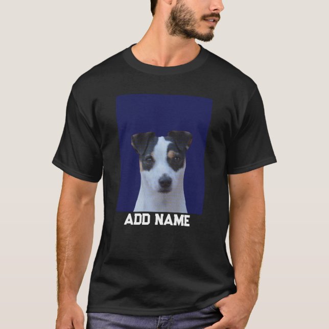 Camiseta Foto personalizada e nome personalizados do Dog Lo (Frente)