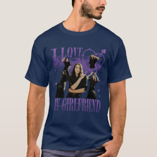 Camiseta Foto Personalizada Eu Amo Minha Namorada Bootleg V