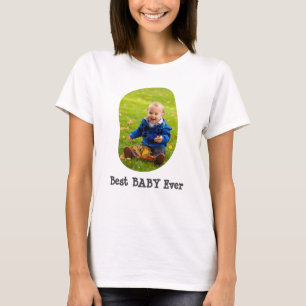 Camiseta Foto personalizada Melhor Bebê Já Personalizado Te