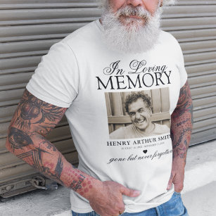 Camiseta Foto Personalizada Na Memória De Adoração