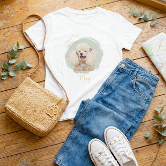 Camiseta Foto Personalizada Nome do Cachorro Mãe do Cachorr