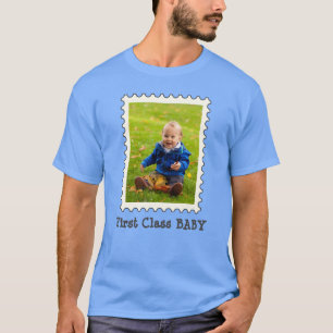 Camiseta Foto Personalizada Personalizada de Cute de Bebê d