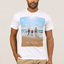 Foto personalizada personalizada e T-Shirt de text
