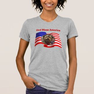 Camiseta Foto personalizada Quadro EUA Bandeira Americana D