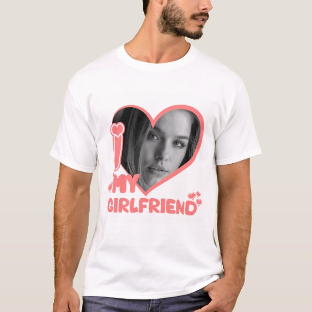 Camiseta Foto Personalizada Que Amo Meu Amor Namorada (Frente)