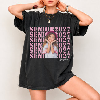 Camiseta Foto Personalizada Senior 2027 Formatura Personali