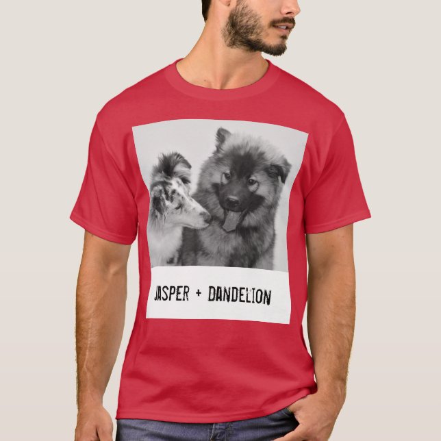 Camiseta Foto personalizada simples e moderna do Pessoas (Frente)