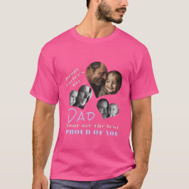 Camiseta Foto personalizada T-Shirt para o presente do dia 