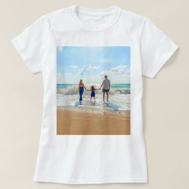 Camiseta Foto personalizada - Único seu próprio Design pers (Frente do Design)