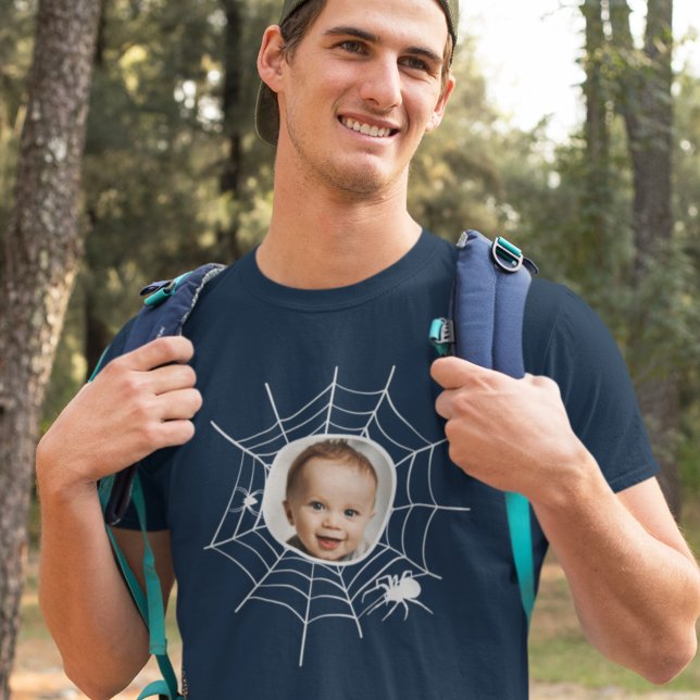Camiseta Foto personalizada Web spiderweb spooky assustador (Criador carregado)