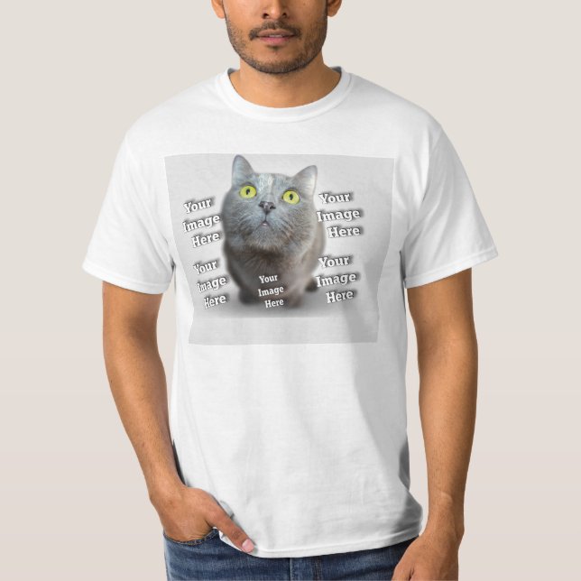 Camiseta Foto PET ✨ adorável personalização (Frente)