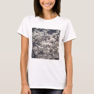 Camiseta Foto quadrada - flor de cerejeira