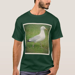 Camiseta Foto quadrada - gaivota de passeio