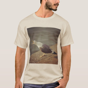 Camiseta Foto Quadrada - Gaivota Gritando