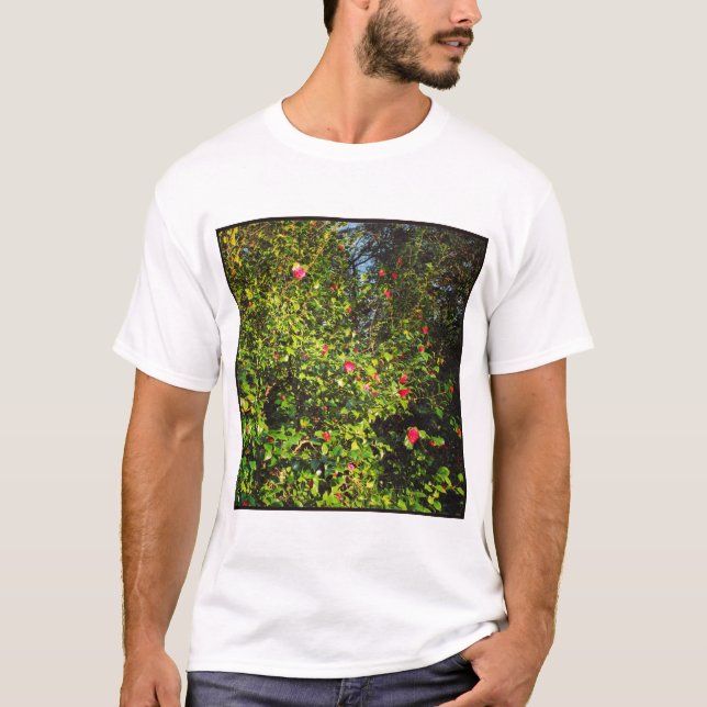 Camiseta Foto Quadrada - Magnolia Bush 02 (Frente)