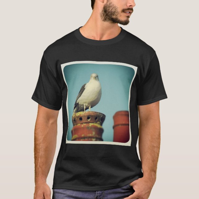Camiseta Foto Quadrada - Poleiro Favorito (Frente)