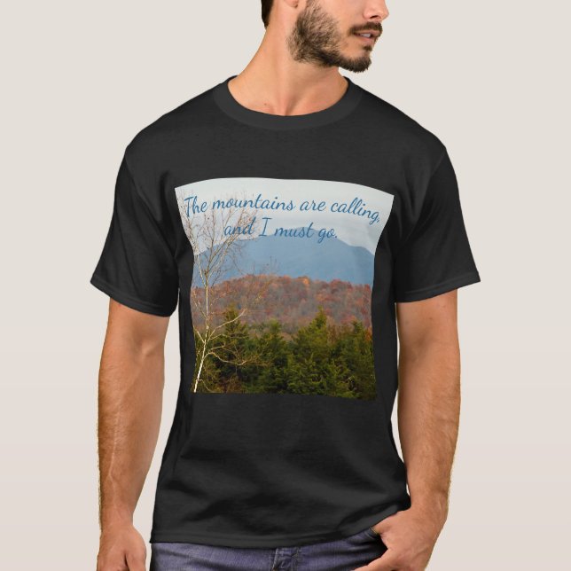 Camiseta Foto Shenandoah da paisagem de Blue Ridge (Frente)
