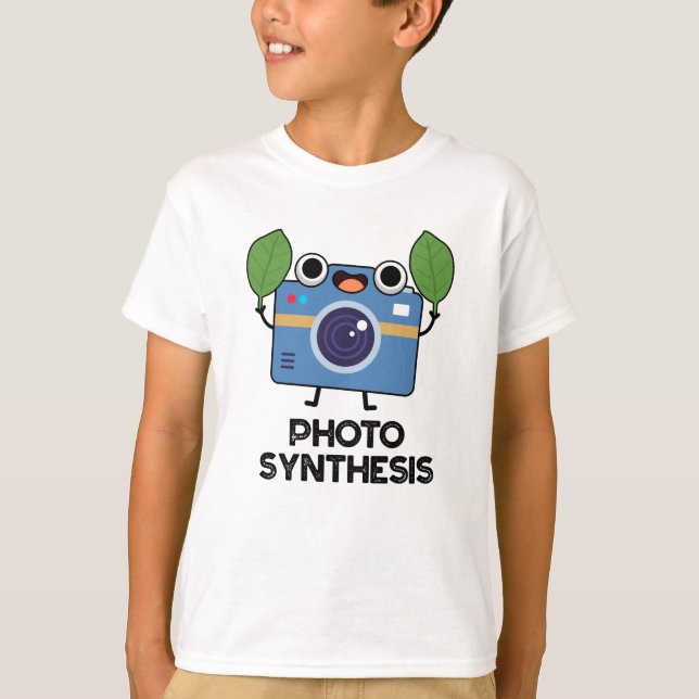Camiseta Foto Síntese Funny Camera Pun (Frente)