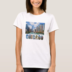 Camiseta Foto Skyline do Rio Chicago