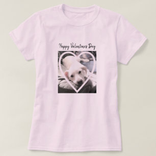 Camiseta Foto super bonita de uma cria num rosa pálido