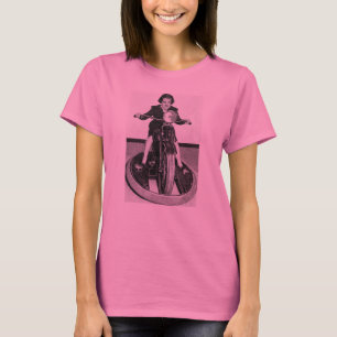 Camiseta Foto T do vintage - mulher selvagem em um vestido!