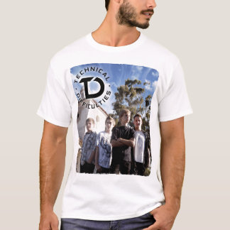 Camiseta Foto técnica da banda das dificuldades