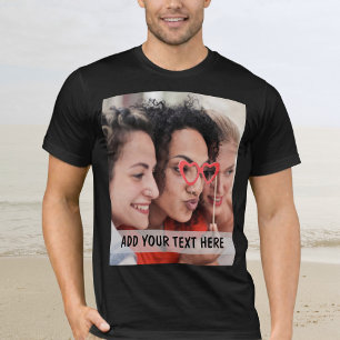 Camiseta Foto & Texto ou Nome Personalizado 
