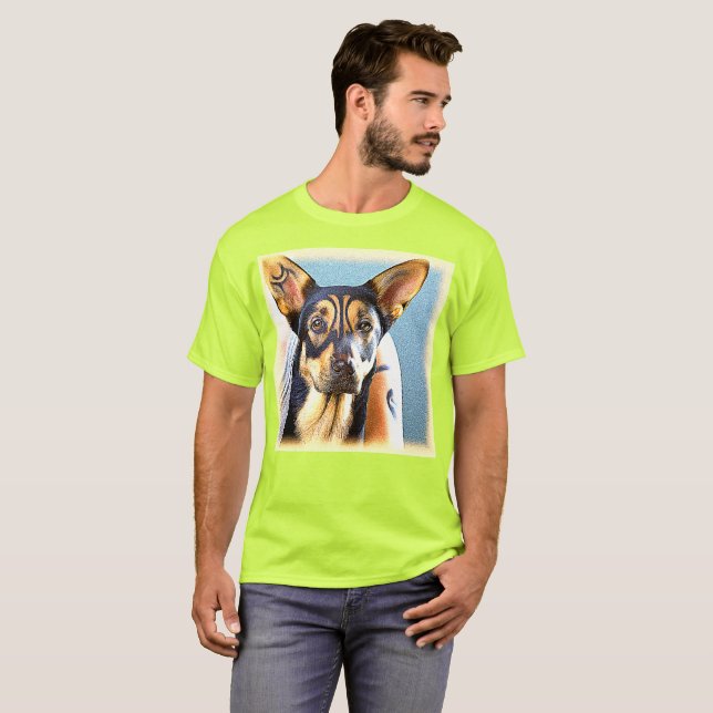 Camiseta Foto "Um Cachorro Gelado". Compre agora (Frente Completa)