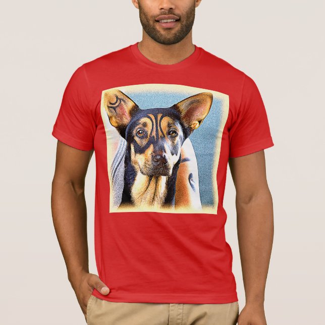 Camiseta Foto "Um Cachorro Gelado". Compre agora (Frente)