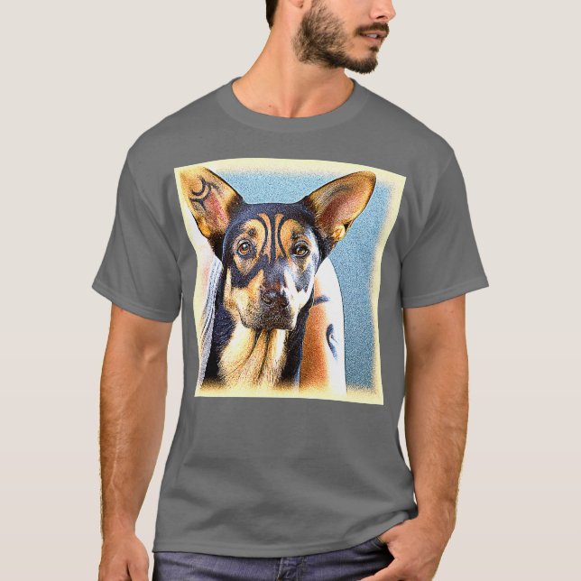 Camiseta Foto "Um Cachorro Gelado". Compre agora (Frente)