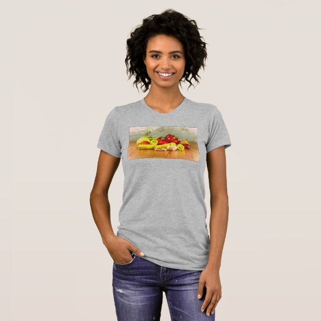 Camiseta Foto "Vegetais". Compre agora (Frente Completa)