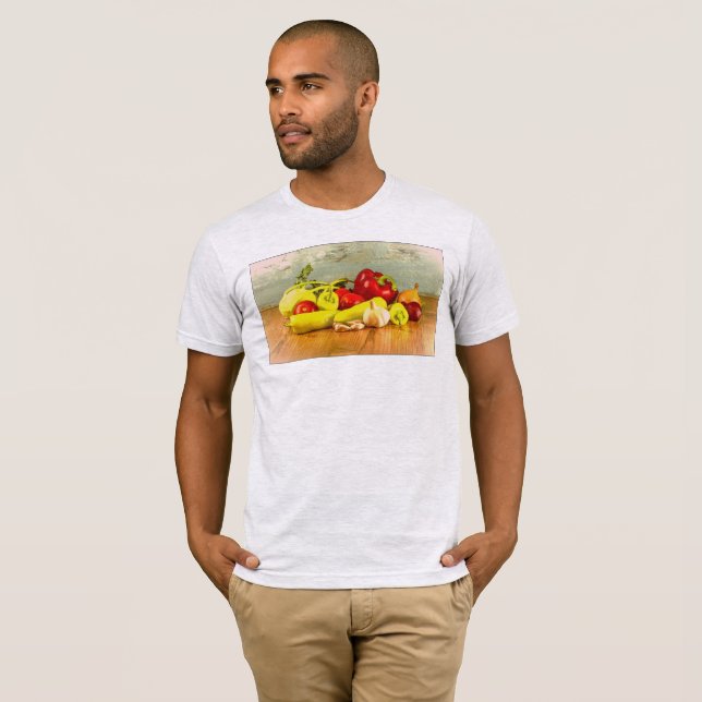 Camiseta Foto "Vegetais". Compre agora (Frente Completa)