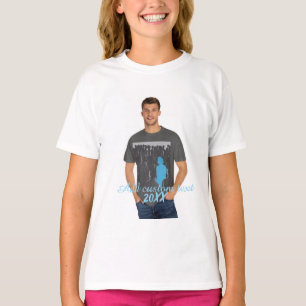 Camiseta Foto Vertical Completa - Texto Personalizado de Sc