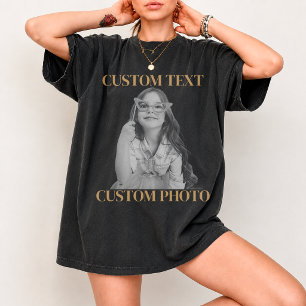 Camiseta Foto Vintage Personalizada E Ano Aniversário Nostá