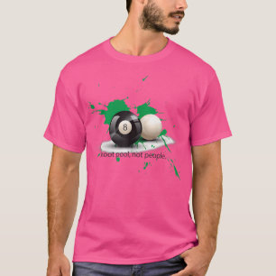 Camiseta Fotografar Piscina Não Pessoas 8-Ball Anti-Violenc
