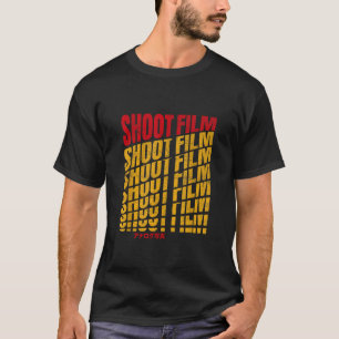 Camiseta Fotografia Analógica da Câmera de Filme de Foto Re