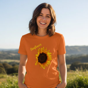 Camiseta Fotografia botânica de Sinflower Rústico Country