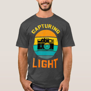 Camiseta Fotografia - Câmera de Fotografia Capturando Fot