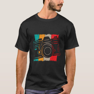 Camiseta Fotografia Câmera Retro Fotografia Fotografia