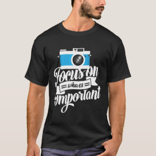 Camiseta Fotografia Citando Lente de Câmara de Presente Fot