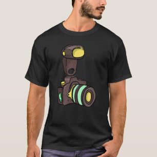 Camiseta Fotografia da câmera Fotografia Legal