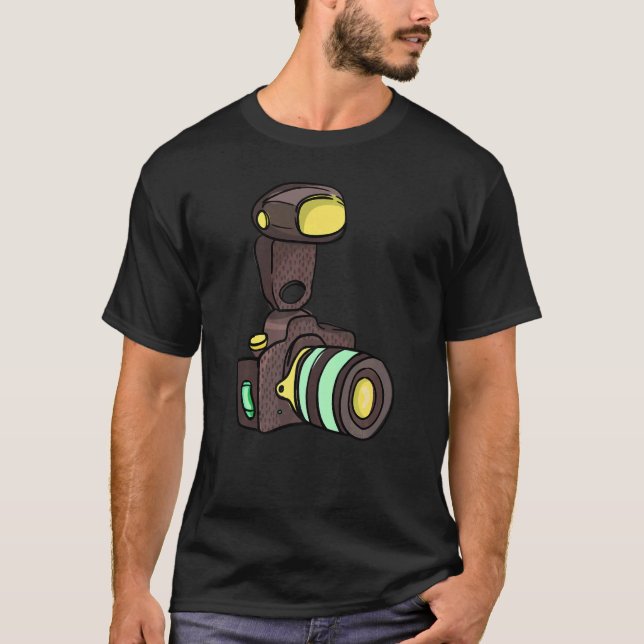 Camiseta Fotografia da câmera Fotografia Legal (Frente)